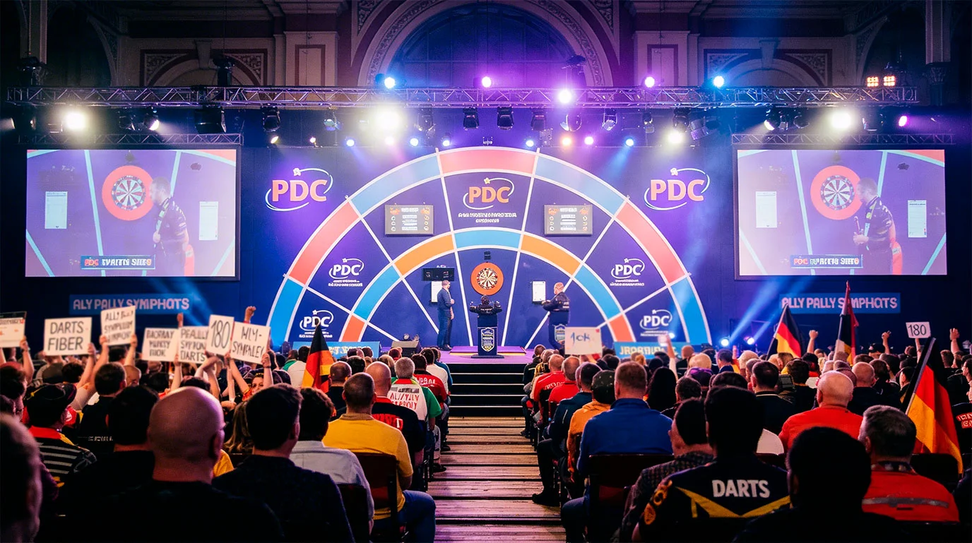 Darts WM 2026 im Alexandra Palace mit begeistertem Publikum