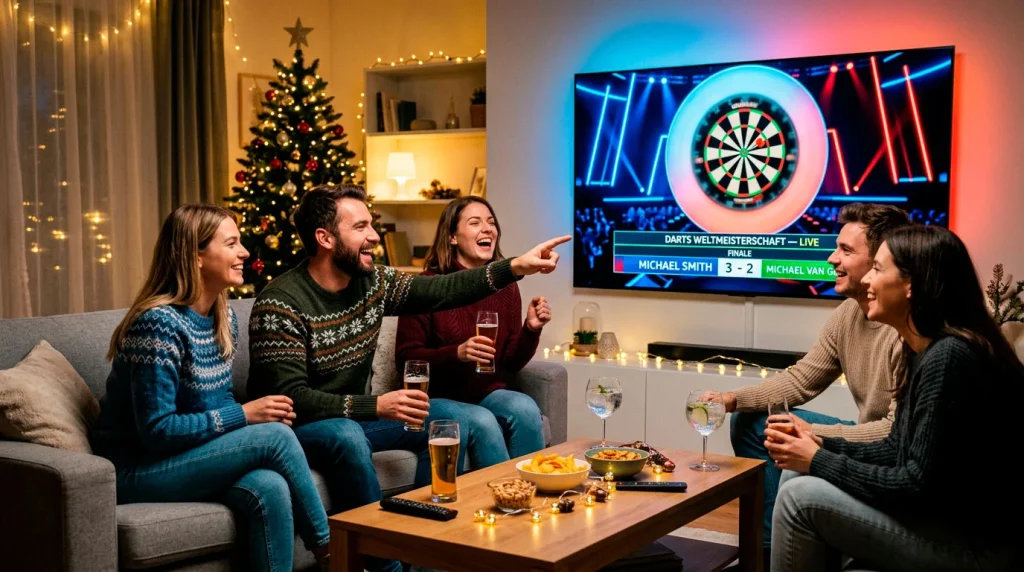 Darts WM TV Übertragung Stream DAZN Sport1 Sky Sendezeiten
